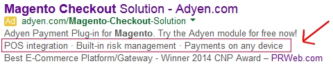 Adyen callout-extensie