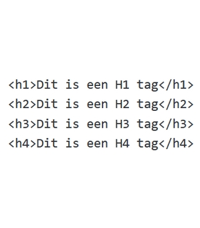 Header Tags bieden SEO voordelen