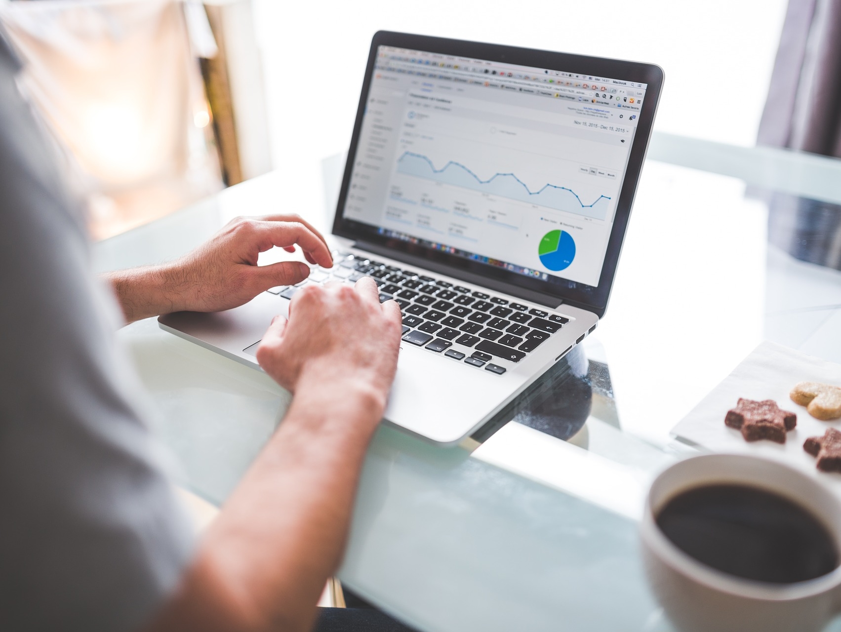 Google Analytics grafiek